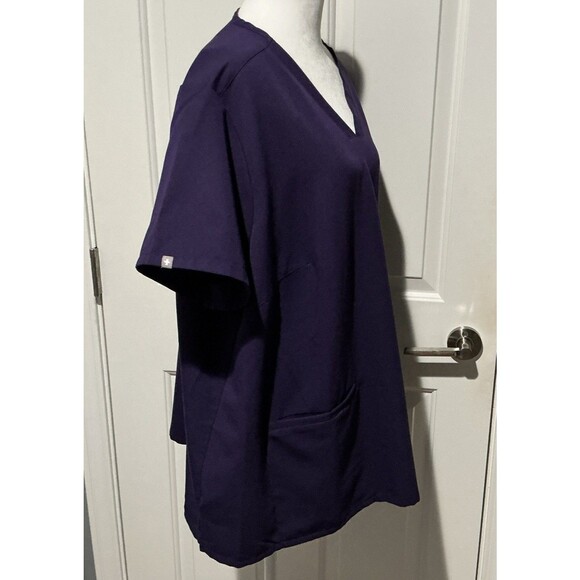 Figs Scrub Top Technical Collection Casma Purple Women’s Size 4XL - Picture 4 of 7